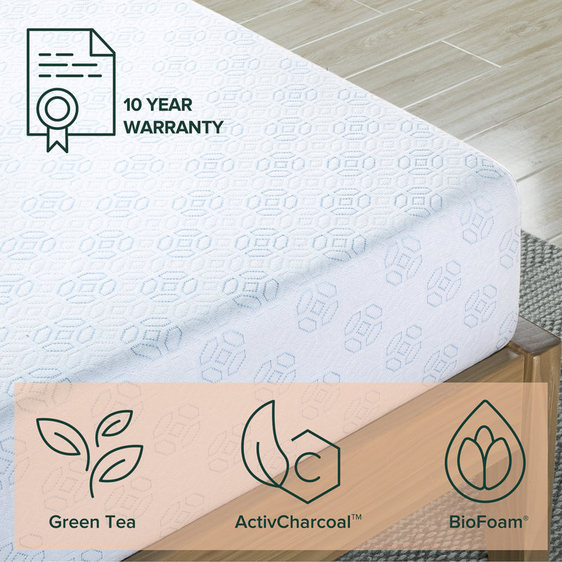 Wayfair Sleep 10" Cooling Gel Memory Foam Mattress