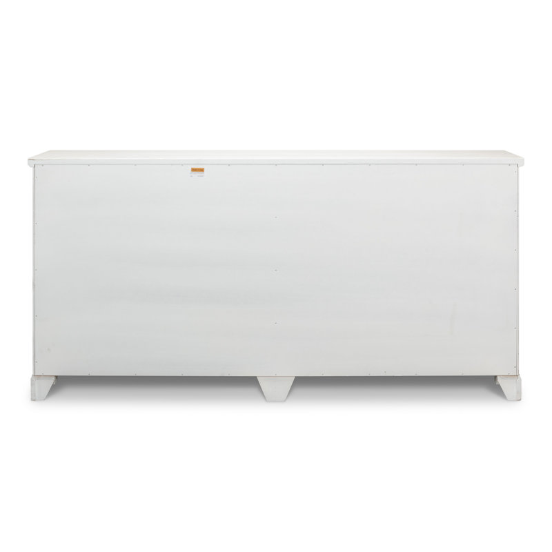 Montgomeryville 75'' W Solid Wood Sideboard, White