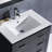 30'' Single Bathroom Vanity with Ceramic Top