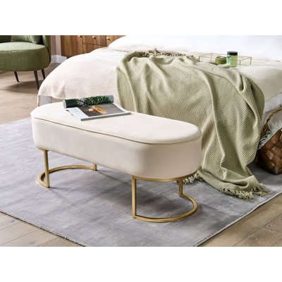 Kopstal Polyester Upholstered Bench