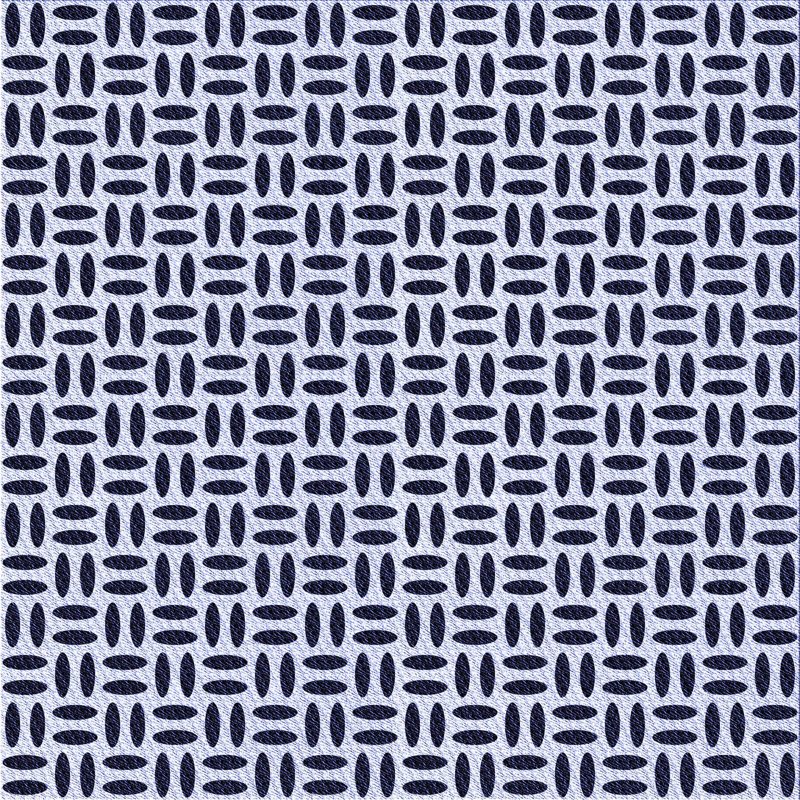 Tapis 100% à motif lavable à la machine 2989, Carré 4 pi