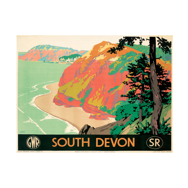Art sur toile Kenneth Shoesmith, Devon, 1930, H 14 po x l 19 po
