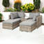 4 Seat Multi Setting Relaxer Set (2 x LH/RH Seat, 2 x Ottoman Seat inc Cushions & 1 x Side Table)-912204401