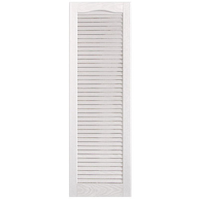 Cathedral Top Full-style Open Louver Shutters Pair