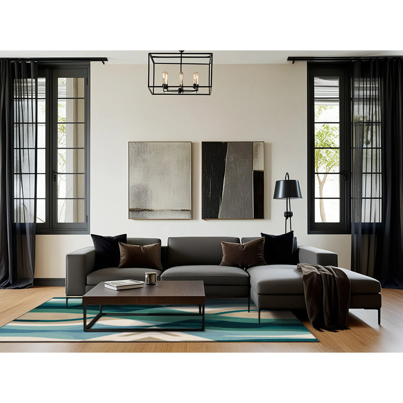 Velvet Dawn Rug, Square 6'