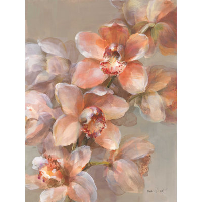 Délicate orchidée I - reproduction sur toile tendue