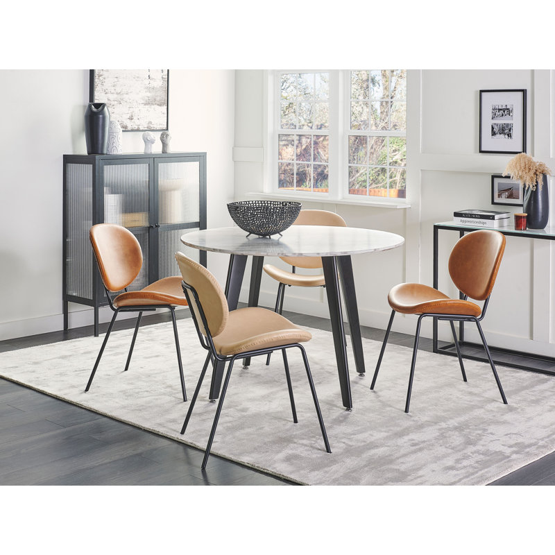 Eleanore 80cm H Upholstered Side Chair, Beige