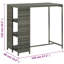 Gardette Rectangular Wicker Outdoor Bar Table , 120cm cm W 60cm cm D-1944017349