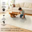 Tapis crème uni tissé à plat crème-1942567400