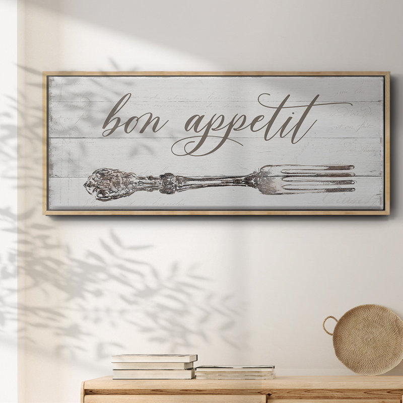 Bon appétit - Toile encadrée