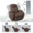 Reclining  Massage Chair with Swivel and Rocking Function-577077295