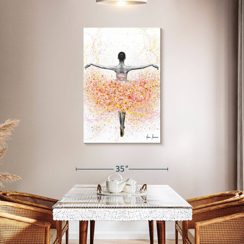 Enn Floral Dancer, 45" H x 30" W