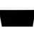 49'' Acrylic Freestanding Soaking Bathtub, Square Japanese Tub With Overflow And Drain, Glossy Black 49" Tub, Square-Shaped Bath Drain Overflow,