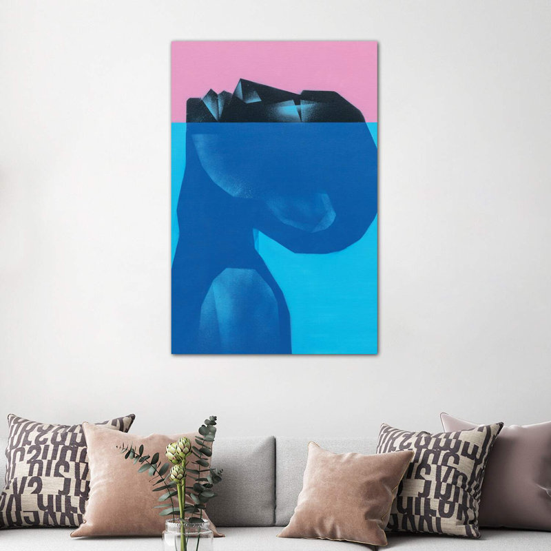 " Peace In Water " by VCalvento, Wrapped Canvas, No Frame, 18" H x 12" W