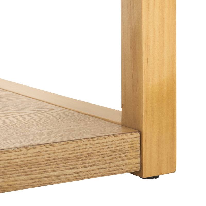 Omara Rectangular Single Coffee Table, Natural