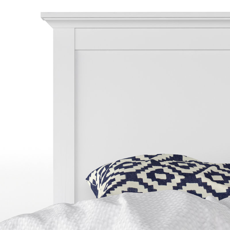 Woodburn Bed, European Double (140 x 200 cm), White