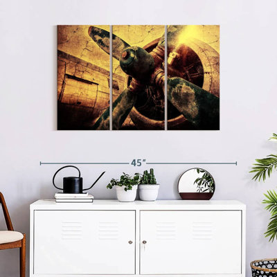 Reproduction d'art sur toile grunge