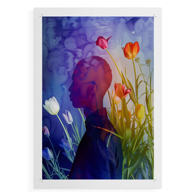 FLORAL Series DCCCXIII -Canvas Print Only - NOT FRAMED