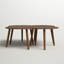 Algodones Solid Wood Three Leg Coffee Table