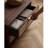 Elegant Black Walnut & Rattan Coat Rack