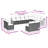 Vidaxl Garden Sofa Set Grey, Dark Grey