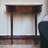 Solid Wood Backless Mounted Console, 1-Drawer, Chestnut, Brown