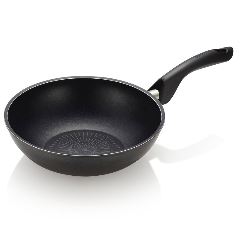 Wok en titane antiadhésif de 32 cm (12,6 po) Happycall - sans PFOA, sans induction, résistant aux égratignures (3001-0187)