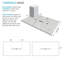 Base de douche avec seuil central 60 po x 36 po Transolor Trimslate Plus-115485331
