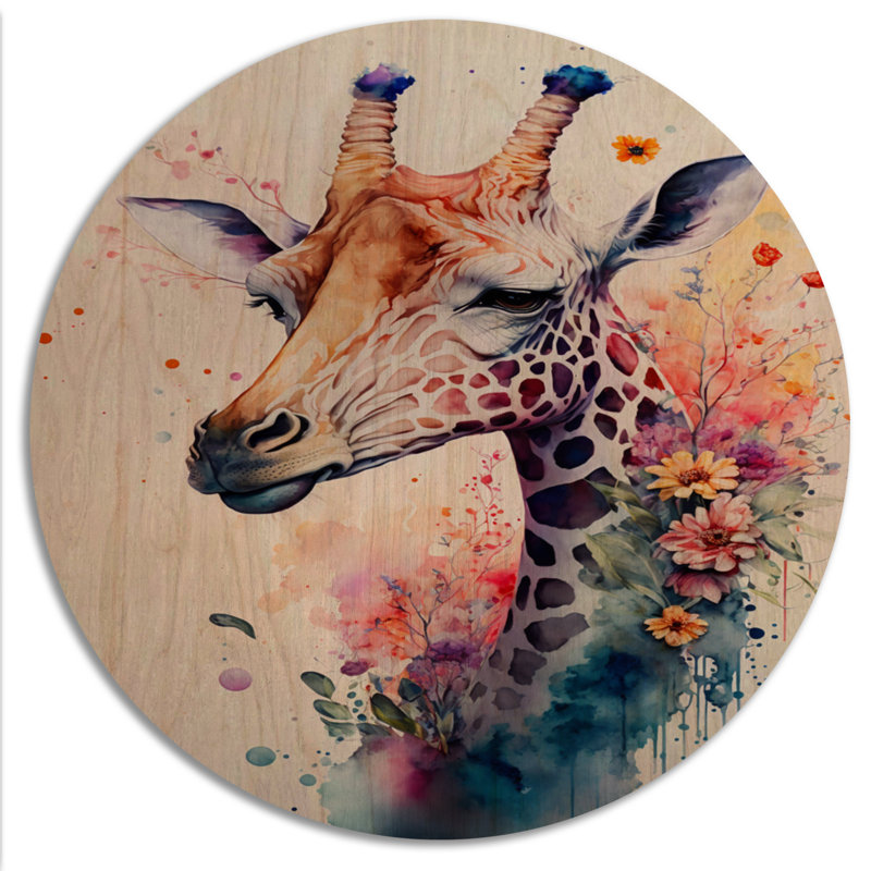 - Art mural en bois animaux - Bois de pin naturel, L 16 po x H 16 po