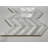 12" x 12" Marble Chevron Mosaic Wall & Floor Tile