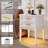 25.6“H Nightstand with Built-In Outlets and Lights-250217498