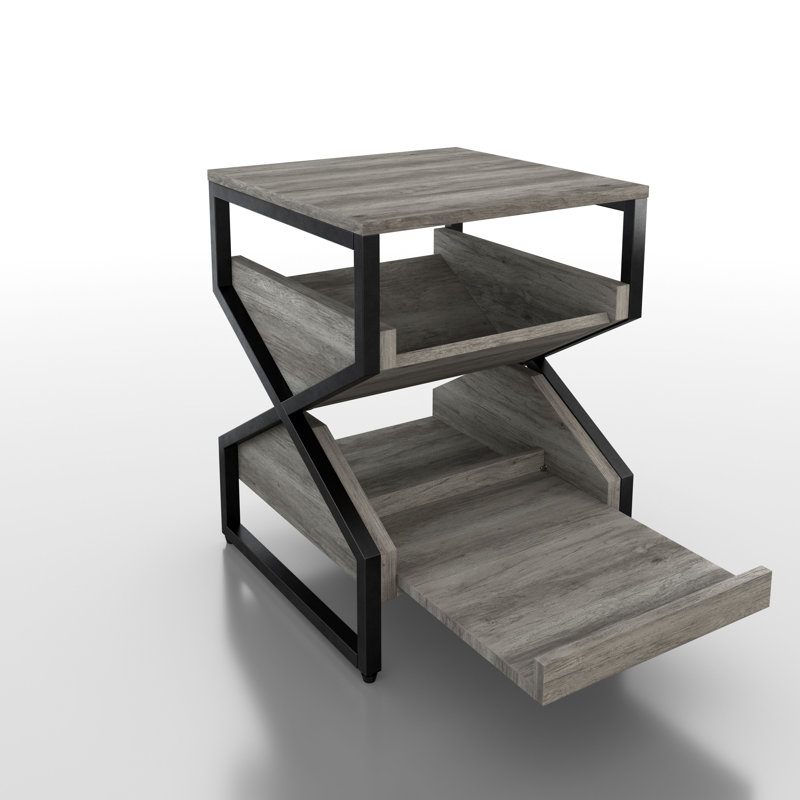 End Table, Gray