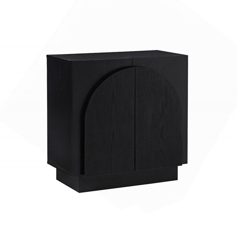 Buffet Mid-Century moderne noir, Noir