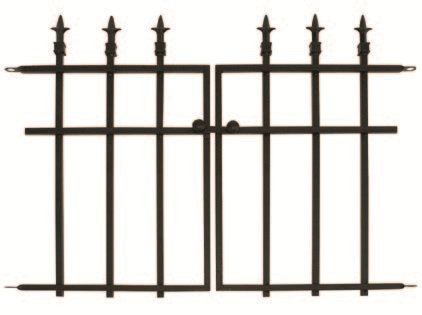 68cm H x 93cm W Steel Gate