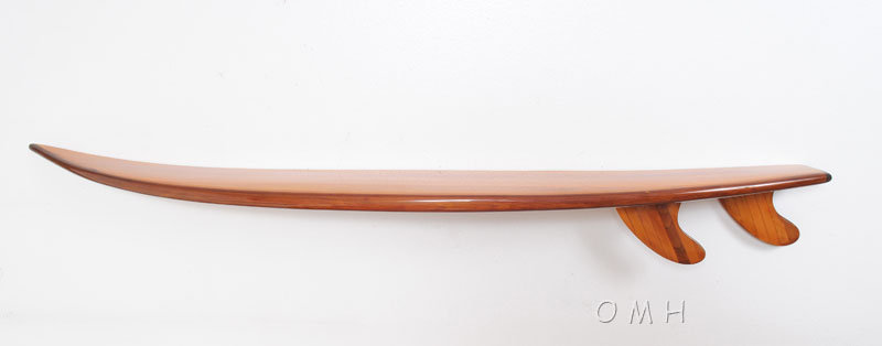 Boat Shaped Cedar Accent Shelf