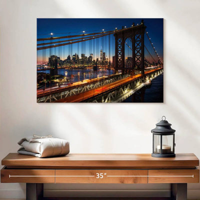 Lilie NY Bridge At Sundown