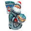 Masterpiece Wood Carved Christmas Snowman Santa Figurine