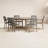 Fleur Round 6 - Person 63" Long Dining Set