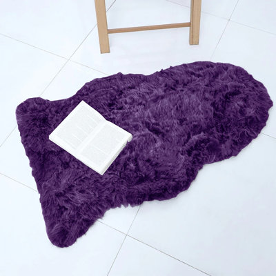 Hacienda Solid Colour Shag 60cm X 110cm Area Rug
