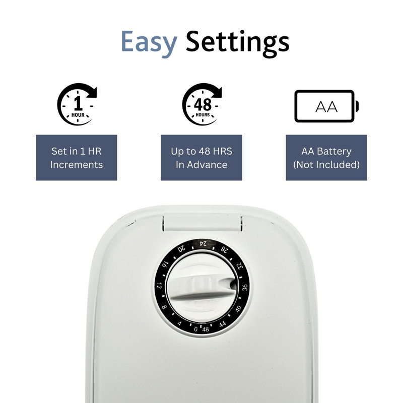 White Automatic Single Serving Pet Feeder with Timer