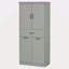 Bathroom Storage Cabinet With Two Laundry Baskets, Storage Cabinet With Doors And Drawer For Home