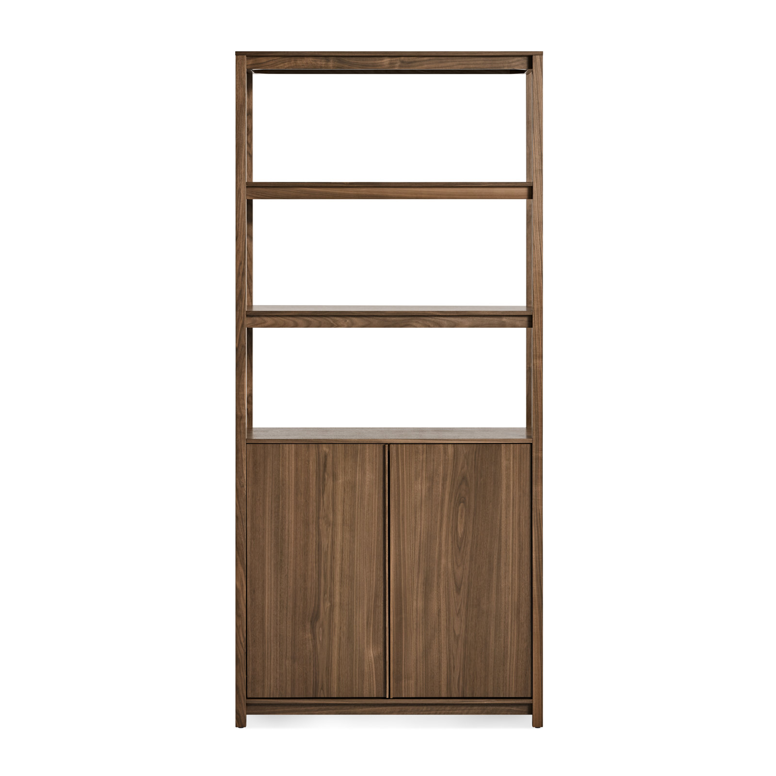 Open Plan 35 " Bookcase, Walnut