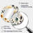 Botanical Nomad Boho Pattern - Boho 3D Shapes Irregular Bohemian Large Wall Mirror-107229598