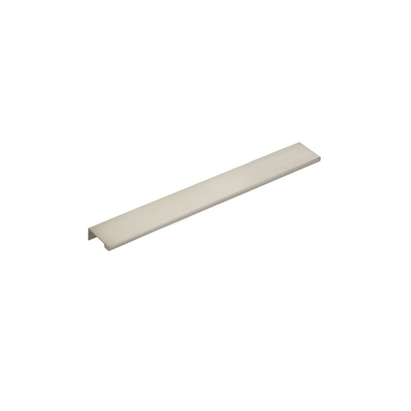 Emtek Edge Cabinet Pull, 12" Center To Center, Satin Nickel