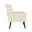 Chaise de chambre à coucher avec pattes noires pour l'intérieur et la maison