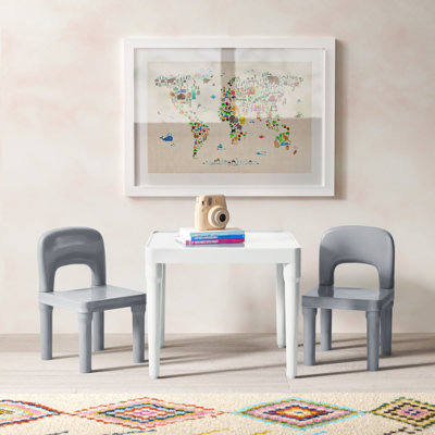 Edwardo Kids Square Play Table and Chair Set by Mack & Milo