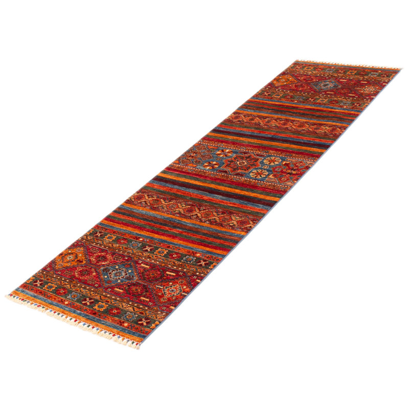 Modern Ersari Red Rug 2'8" x 9'11"