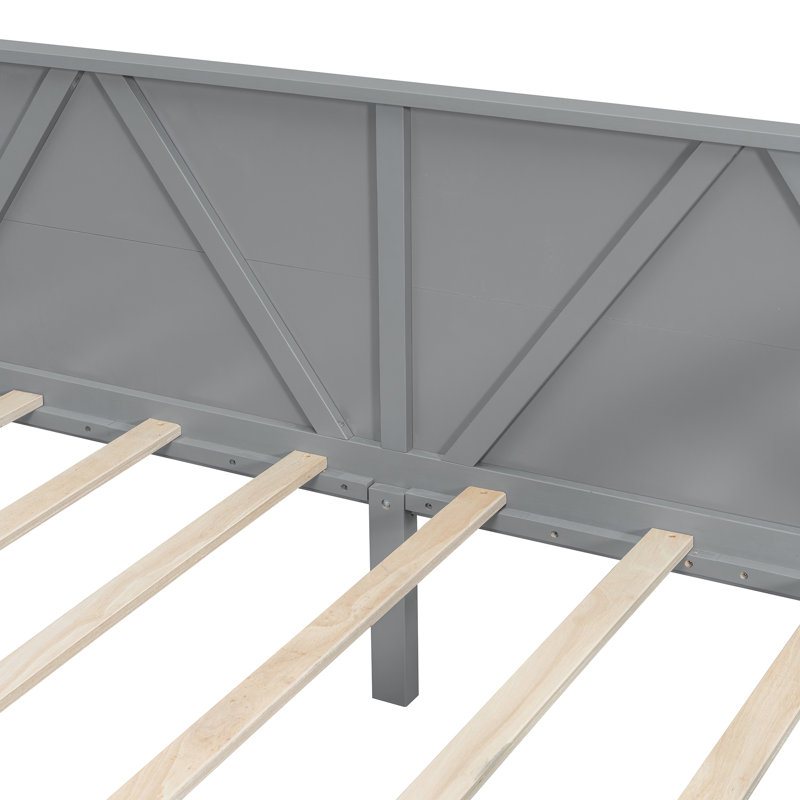 Twin Size Daybed, Gray, Gray, Twin