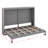 Queen Size Murphy Bed Modern Design With LED-1443890287