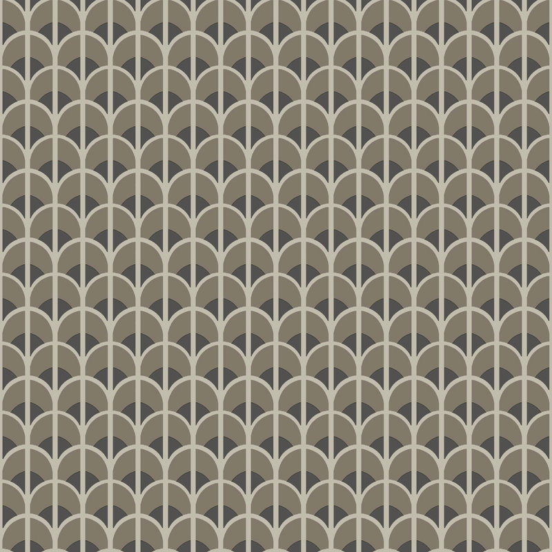 Pemberville 10.05m x 53cm Matte Wallpaper Roll, Light Grey